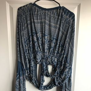 Open Back Free People Top